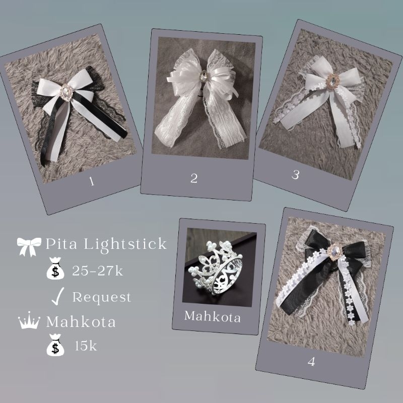 ริบบิ้นตกแต่ง Kpop Lightstick (Ribbon LS EXO / SNSD / BLACKPINK / TWICE / RED VELVET / IVE / ENHYPEN