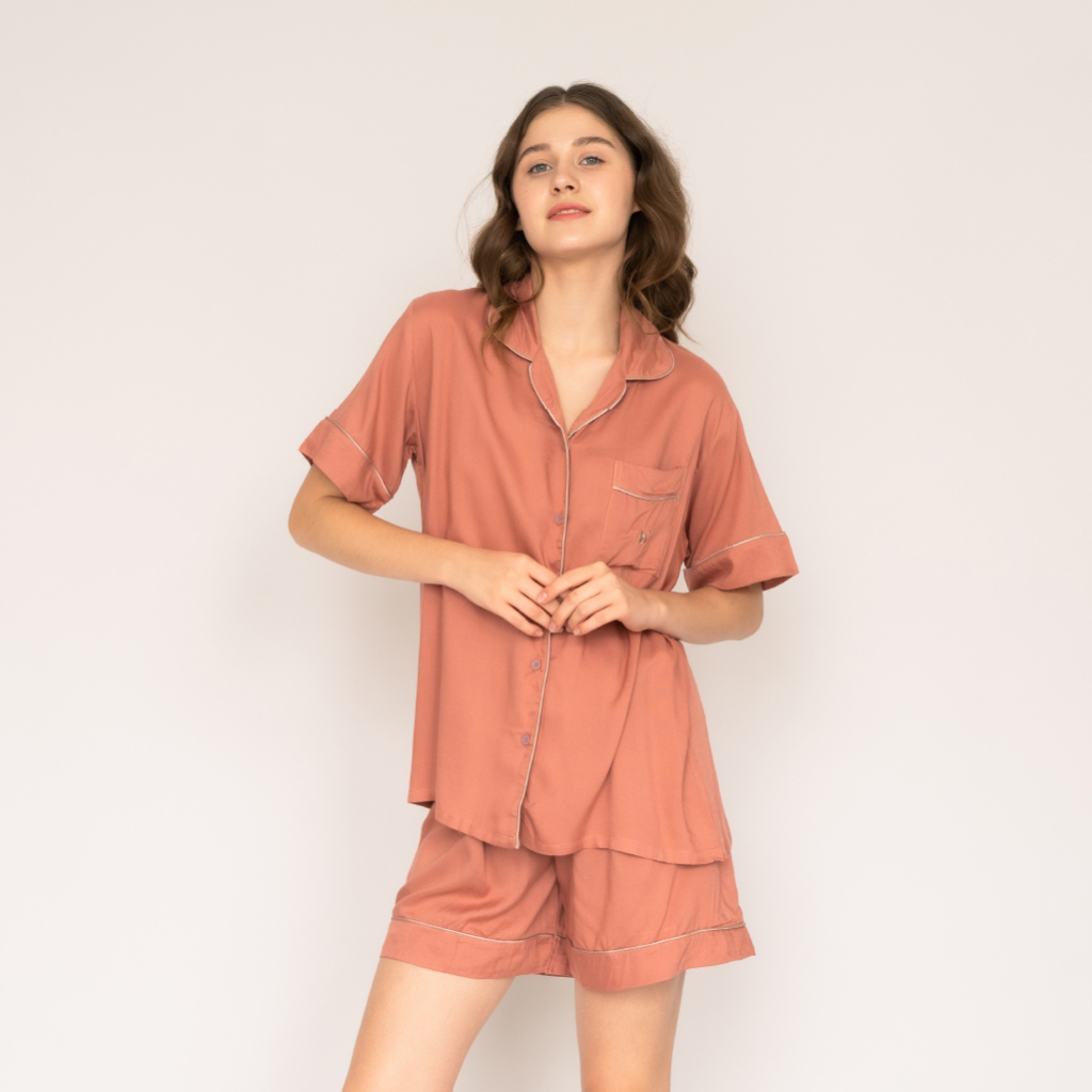 BOBOK ชุดนอนเรยอน - ชุด Pyjama Terracotta ของ Zo
