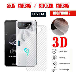 Rog Phone 7d ผิวคาร์บอน 3D ป้องกันรอยขีดข่วน ผิวคาร์บอน 7d