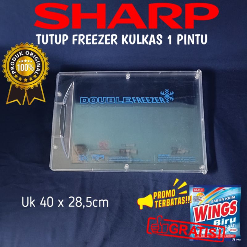 SHARP 1-DOOR REFRIGERATOR FREEZER COVER ขนาด 40 x 28.5 ซม. DOUBLE FREEZER ORIGINAL