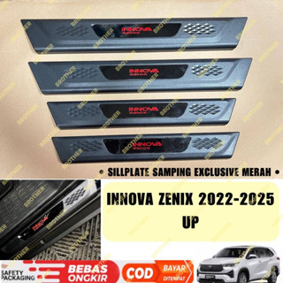 แผ่นป้ายด้านข้าง สีแดง สําหรับ Innova Zenix 2022 2023 2024 2025