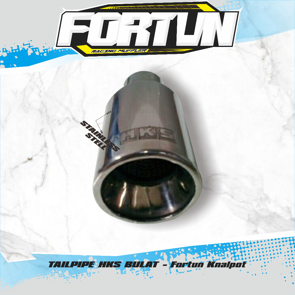 Hks ROUND TAILPIPE - Fortun Knalpot