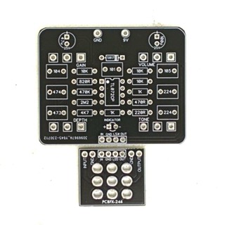 T-audio แป้นเหยียบเอฟเฟคกีตาร์ PCBFX-246 PCB DIY