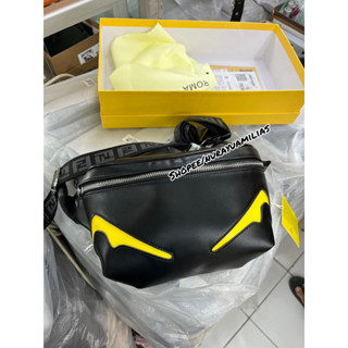 Fendi monster Importer กระเป๋าคาดเอวผู้ชาย ฟรีกล่อง แบรนด์เนม กระเป๋าคาดเอวผู้ชาย