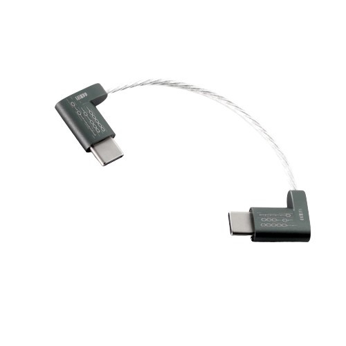 DdHIFI / DD HIFI TC05 Type C ถึง Type C OTG สายชุบเงิน