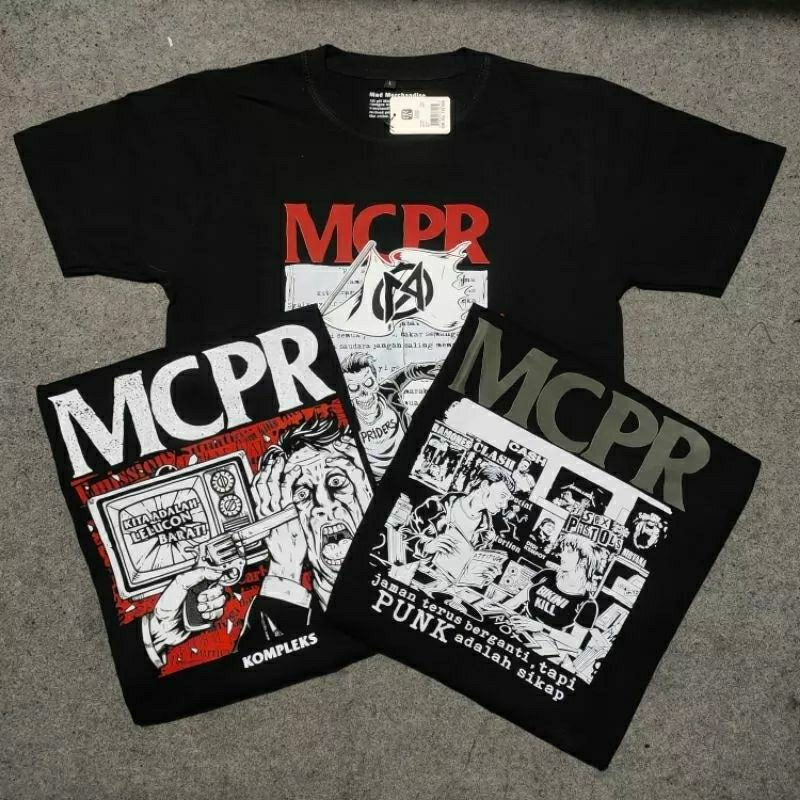 เสื้อยืด PUNK/MCPR PUNK IS ATTITUDE/PUNK BAND T-SHIRT