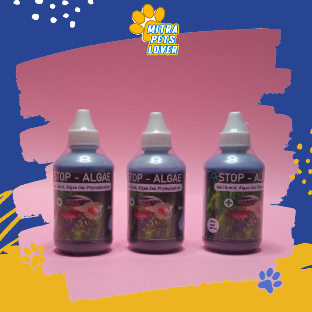 O2 STOP ALGAE 100 ML - ALGAE & Phytoplunkton LAST REMOVAL MEDICINE - ANTI MOSS IN AQUARIUM & สระว่าย