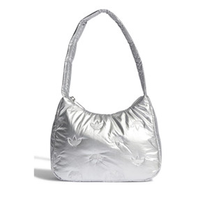 ขาย ADIDAS PUFFY SATIN MINI SHOULDER BAG SILVER MET