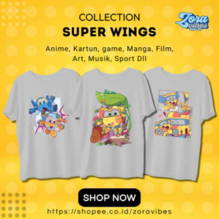 เสื้อยืด พิมพ์ลายการ์ตูน Super Wings สําหรับเด็กผู้ชาย