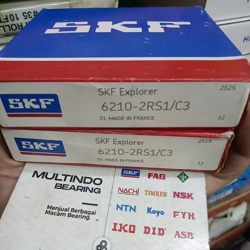 แบริ่ง 6210 2RS C3 SKF ORIGINAL