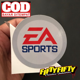 สติกเกอร์ พิมพ์ลาย EA SPORT เคลือบเงา สําหรับติดตกแต่งหมวกกันน็อค รถจักรยานยนต์ รถยนต์