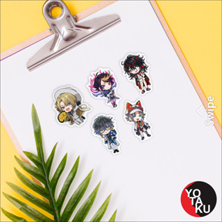 สติกเกอร์ ลายการ์ตูนอนิเมะ Nijisanji EN Luxiem Series 1st YOTAKUSHOP สําหรับติดตกแต่ง