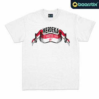 Bearstix - Kaos Merdeka - Baju 17th August - เสื้อยืดครบรอบ RI - Kaos Tiedye Merah