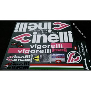 สติกเกอร์ CINELLI Vigorelli แบบเปลี่ยน