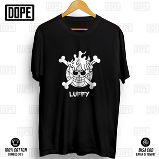 เสื้อยืด ผ้าฝ้าย พิมพ์ลายอนิเมะ LUFFY GEAR 5 ONE PIECE พรีเมี่ยม สําหรับผู้ชาย และผู้หญิง Combed30s V3