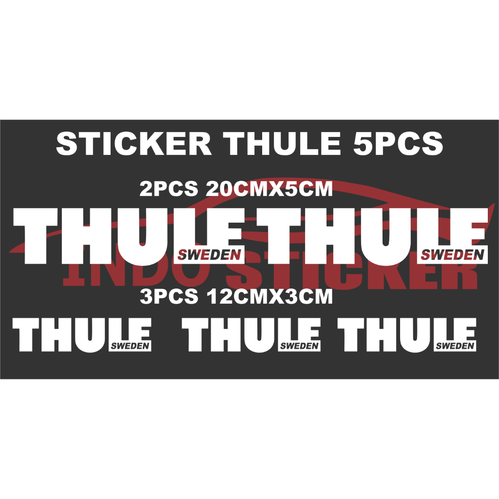 Thule sweden universal thule sweden cut sticker