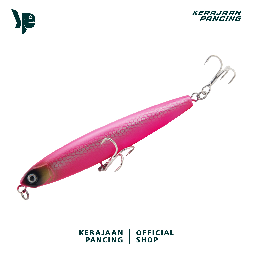 Fishing Kingdom - HB203 เหยื่อ 7.5 ซม./10 กรัมความยาว Treble Hook วัสดุพลาสติก 3D เหยื่อตกปลาตา