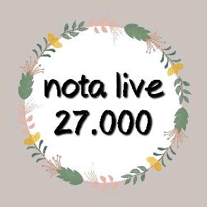 Live Notes 27rb ( สั ่ งขั ้ นต ่ ํา 3 ชิ ้ น )