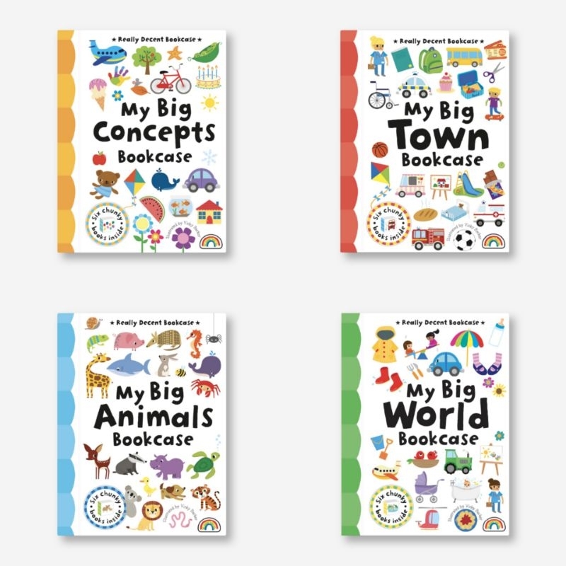 หนังสือเด็กนําเข้า My Big Town ตู้หนังสือ My Big World My Big Concepts My Big Animals ตู้หนังสือ Dec