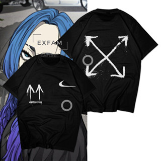 เสื้อยืด พิมพ์ลายการ์ตูน Kaos Kaos Off White Noah Wind Breaker สไตล์เกาหลี