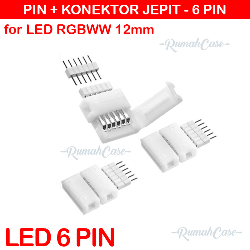 ซ็อกเก็ต 6 พิน + สมาร์ท LED strip Light Connector wiz bosman Philips Fantech BARDI 6pin rgb 12v