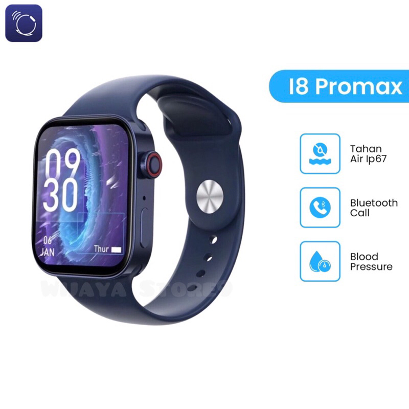 นาฬิกาข้อมือ Smartwatch i8 Pro Max Hiwatch 10game กันน้ํา iP67 - สีกรมท่า