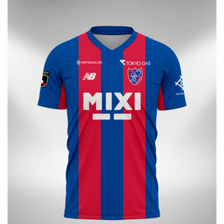 เสื้อกีฬาแขนสั้น ลายทีมชาติฟุตบอล FC Tokyo Home 2023 2024