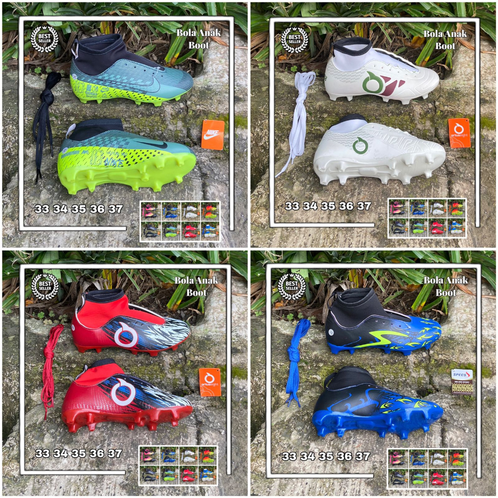Kids Boots Football Sports Shoes - (SAD)