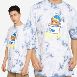 [นําเข้า] - เสื้อยืด พิมพ์ลายเมฆ มอสเล็ม สไตล์ฟีโนเมนัล