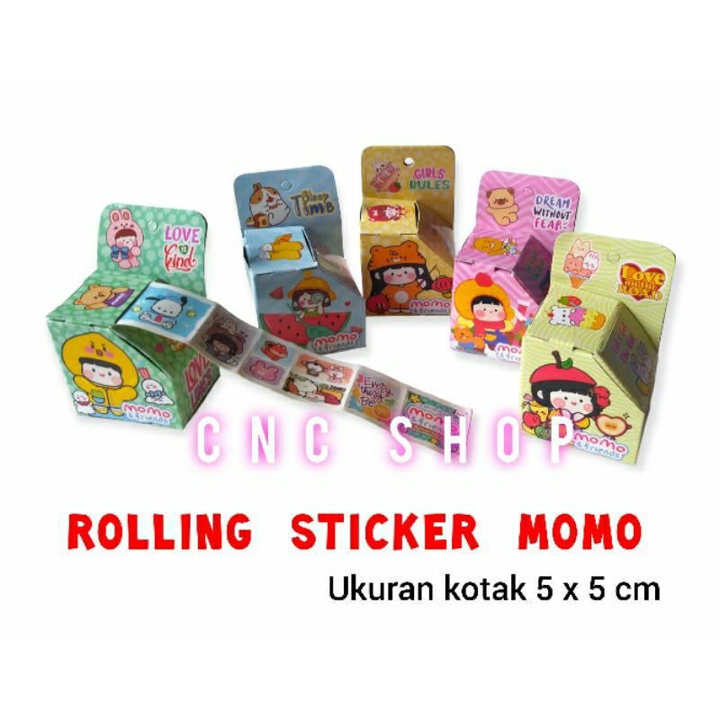 สติ๊กเกอร์กลิ้ง Momo Korea / Sanrio Mixue ของเล่นสติ๊กเกอร์สาวน่ารักไม่ซ้ําใคร