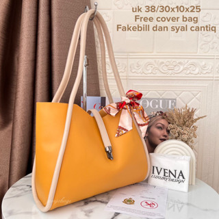 Ivena - MANOBAN TOTE Bag ฟรีผ้าพันคอ BATAM JAMJO กระเป๋า