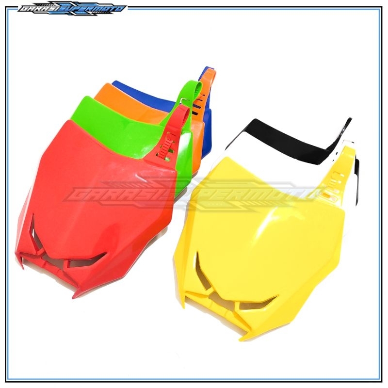 RMZ 250 แผ่นตัวเลข RMZ 450 แผ่นตัวเลข เปลือกหอยด้านหน้า rmz250