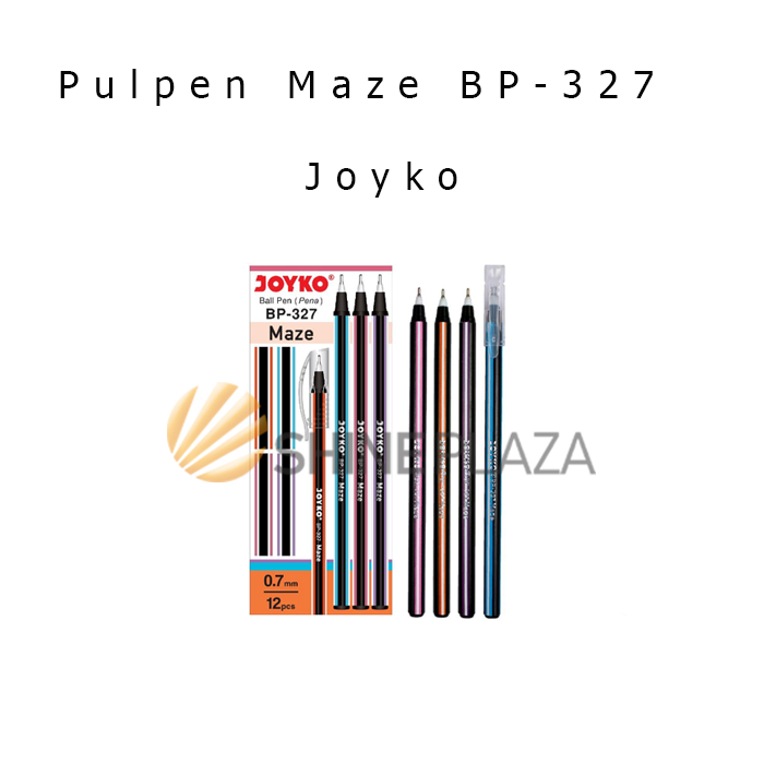 ปากกาลูกลื่น Joyko Maze 0.7 มม. BP-327 - ปากกาลูกลื่น Joyko Black