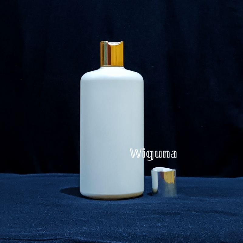 ขวด HDPE Prestop ขนาด 500 มล. / ขวด HDPE ขนาด 500 มล. พร้อมฝาอลูมิเนียม Prestop / ขวด HDPE 500 มล.