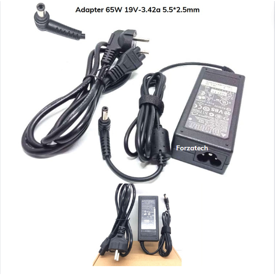 ยี่ห้อ: Delta Input: 100-240V~50-60Hz (65 วัตต์) Output: 19V 3.42A ขั้วต่อ Dc ขนาด: 5.5*2.5mm Models