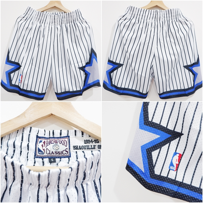 กางเกงบาสเก็ตบอลลายคลาสสิก ORLANDO MAGIC WHITE