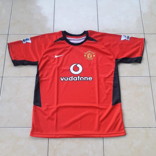 เสื้อกีฬาแขนสั้น ลายทีม Jersey MU UTD 2002