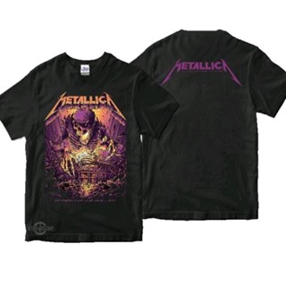 เสื้อยืดพรีเมี่ยม พิมพ์ลาย metallica Twickenham Stadium tour