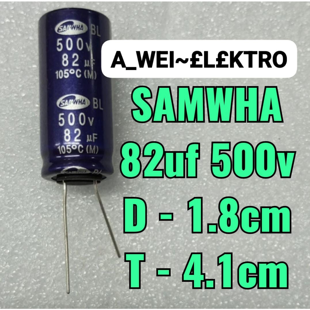 ELCO 82uf 500v******