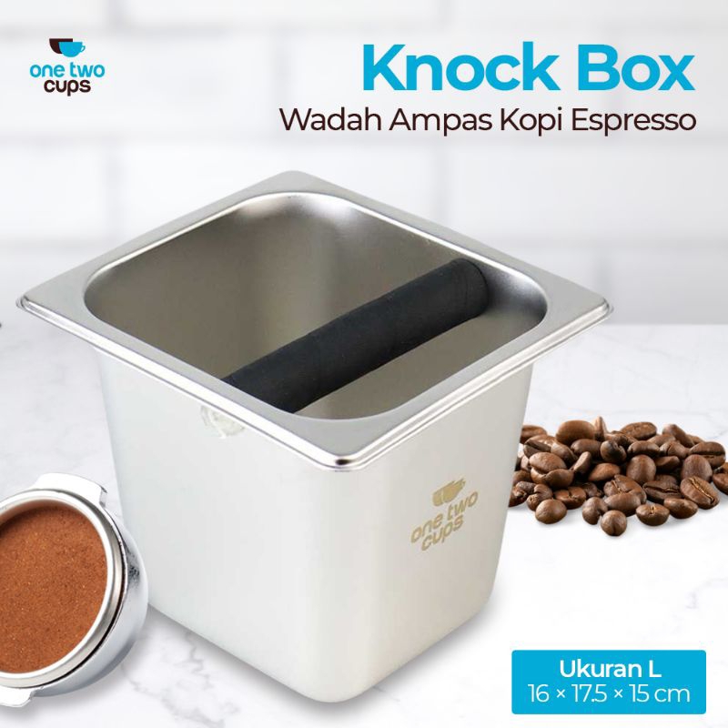 ขาย KNOCK BOX COFFEE GROUND CONTAINER (SIZE M) / KNOCK BOX COFFEE GROUND 16X17.5X15M