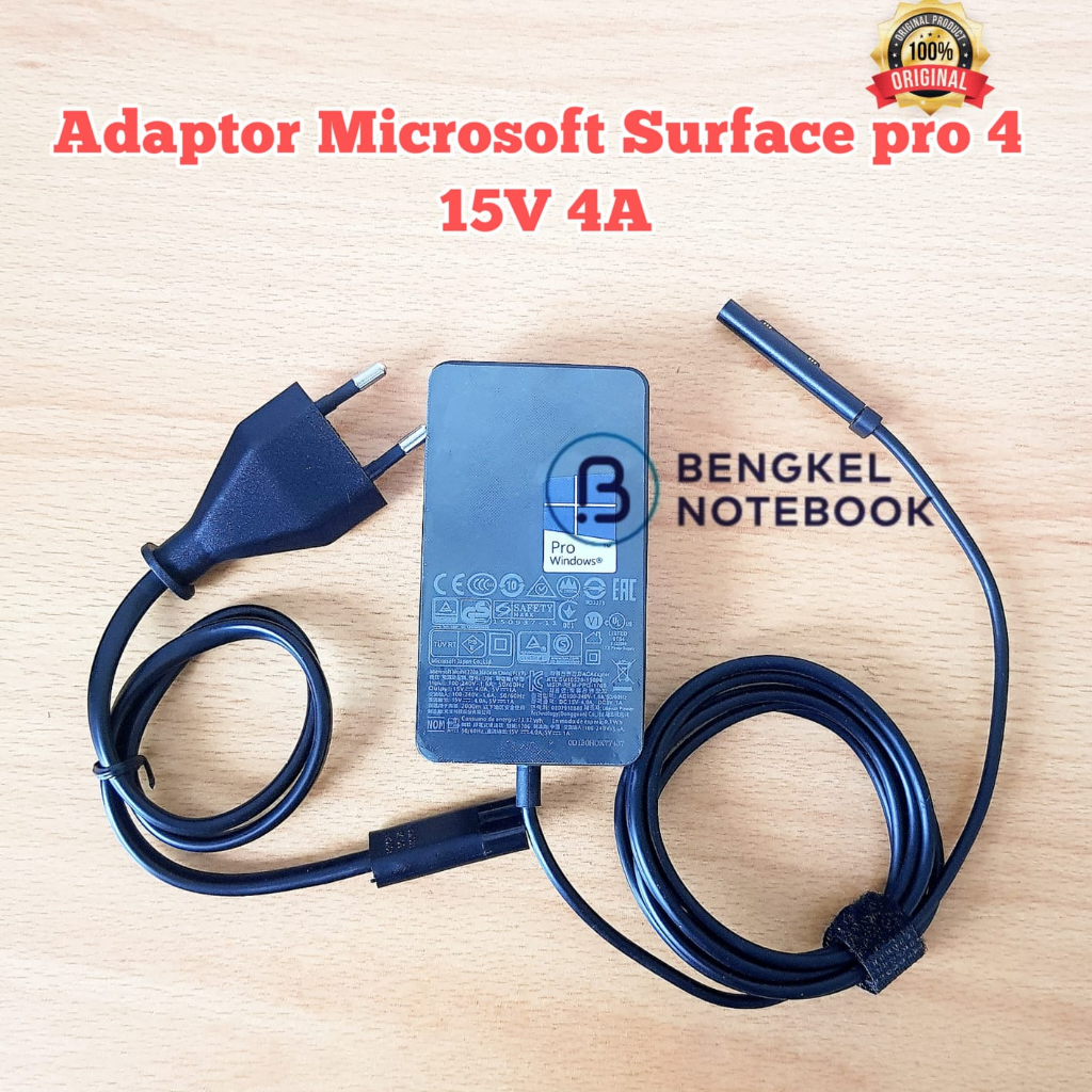 Microsoft Surface Pro3 Pro 4 Pro 5 Pro3 Pro4 Pro5 Pro6 Pro7 1706 1724 1705 15V 4A 65W อะแดปเตอร์ชาร์