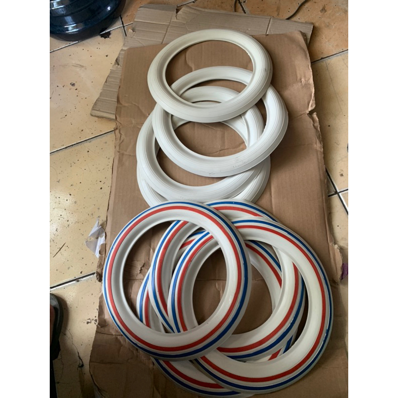 คิ้วยาง ยางสีและธรรมดา ยางวงแหวน ขนาด 8 และ 10 Vespa Super Ps Strada Px Sprint Bajaj Pxe Vespa ทุกประเภท