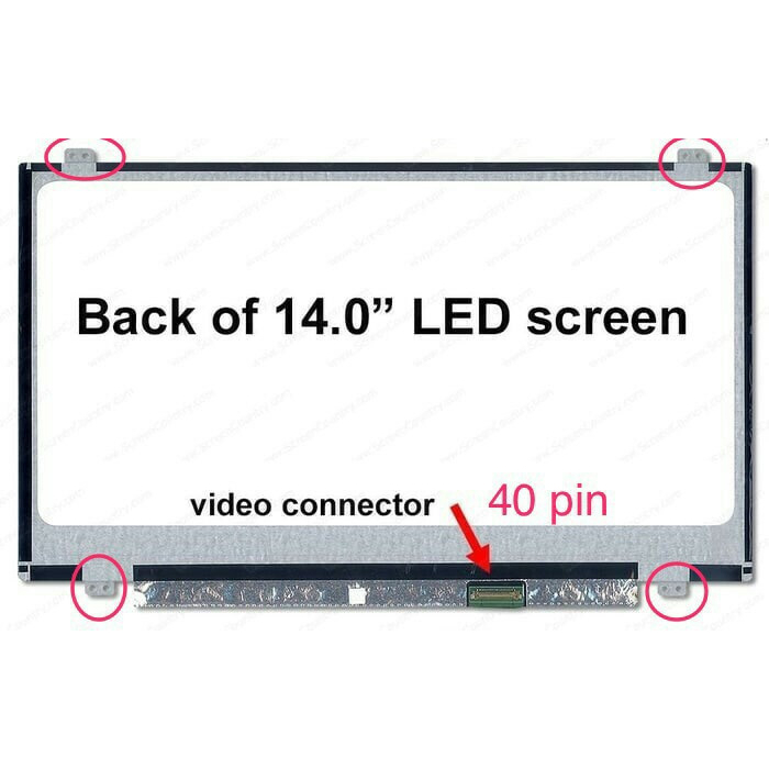 LAYAR HP 14-R 14-R202TX 14-R203TU 14-R204TU 40pin LED หน้าจอ LCD