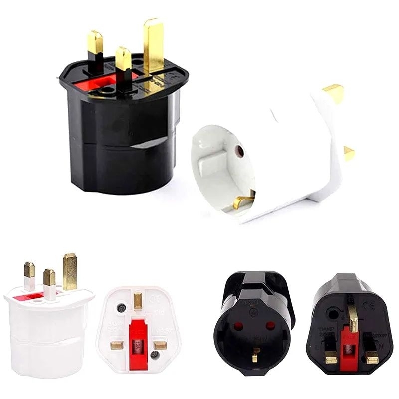 ID CONVERTER OVER PLUG 2 ถึง 3 ขา / CONVERTER EU TO UK / OVER PLUG 3 ขาถึง 2 ขา / ADAPTER