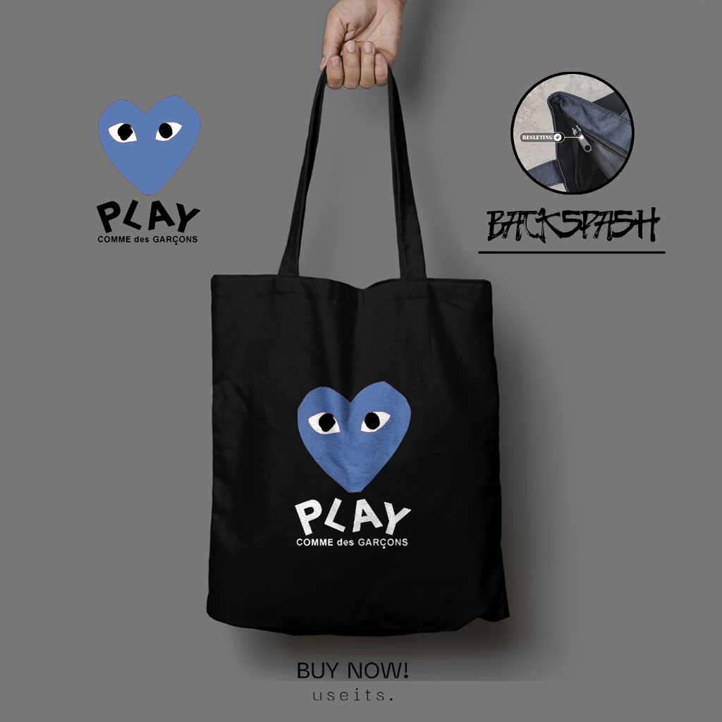 Cdg Comme Des Garcons Tote Bag สําหรับผู้ชายและผู้หญิง - CDG