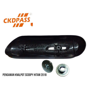 ฝาครอบท่อไอเสีย สีดํา fi 2018 ckd pas