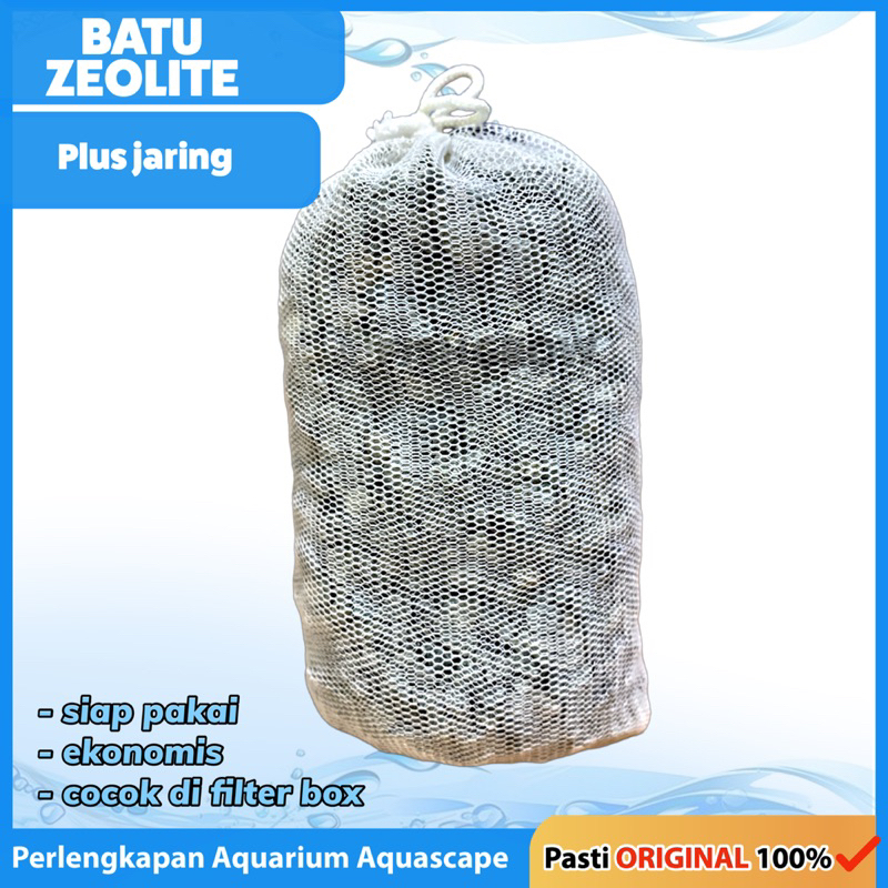 ZEOLITE STONE AQUARIUM POND FILTER MEDIA PLUS NET