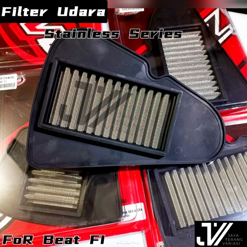 CMZ RACING กรองอากาศสแตนเลส BEAT FI SCOOPY FI VARIO 110Fi / CMZ 45 MICRON STAINLESS AIR FILTER