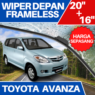 [คู่] ที่ปัดน้ําฝนด้านหน้า กรอบชุด TOYOTA NEW AVANZA DAIHATSU XENIA