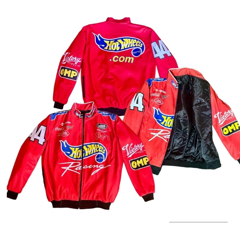 Dekistore86 เสื้อแจ็กเก็ตแข่งรถ Nascar Hot Wheels สไตล์วินเทจ สําหรับผู้ชาย และผู้หญิง